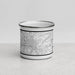 Front View Custom North End Boise Map Enamel Mug in Classic
