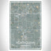 Northglenn Colorado Map Print Portrait Orientation in Afternoon Style With Shaded Background