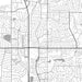 Northglenn Colorado Map Print in Classic Style Zoomed In Close Up Showing Details