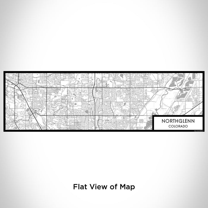 Flat View of Map Custom Northglenn Colorado Map Enamel Mug in Classic