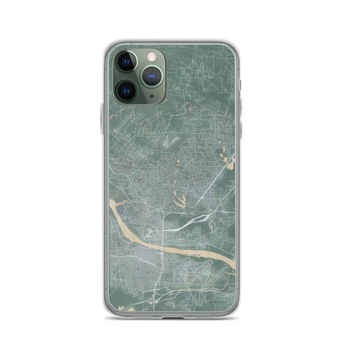 Custom iPhone 11 Pro North Little Rock Arkansas Map Phone Case in Afternoon