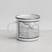 Left View Custom North Little Rock Arkansas Map Enamel Mug in Classic
