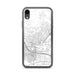 Custom iPhone XR North Little Rock Arkansas Map Phone Case in Classic