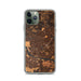 Custom iPhone 11 Pro North Little Rock Arkansas Map Phone Case in Ember