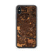 Custom iPhone X/XS North Little Rock Arkansas Map Phone Case in Ember