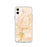 Custom iPhone 11 North Little Rock Arkansas Map Phone Case in Watercolor