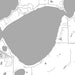North Long Lake Minnesota Map Print in Classic Style Zoomed In Close Up Showing Details