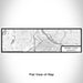 Flat View of Map Custom North Loop Minneapolis Map Enamel Mug in Classic