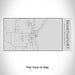 Rendered View of Northport Michigan Map Engraving on 17oz Stainless Steel Insulated Cola Bottle