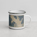 Right View Custom Norwood North Carolina Map Enamel Mug in Afternoon