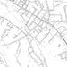 Norwood North Carolina Map Print in Classic Style Zoomed In Close Up Showing Details