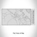 Rendered View of Norwood North Carolina Map Engraving on 17oz Stainless Steel Insulated Cola Bottle