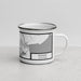 Right View Custom Novato California Map Enamel Mug in Classic