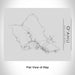 Rendered View of O‘ahu Hawaii Map Engraving on 20oz Stainless Steel Insulated Bottle with Bamboo Top