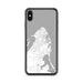 Custom iPhone XS Max Oak Bluffs Massachusetts Map Phone Case in Classic
