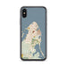 Custom iPhone X/XS Oak Bluffs Massachusetts Map Phone Case in Woodblock