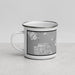 Left View Custom Oakland California Map Enamel Mug in Classic