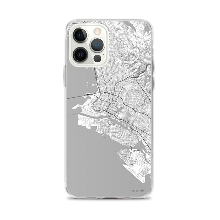 Custom Oakland California Map iPhone 12 Pro Max Phone Case in Classic