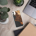 Custom Oakland California Map Phone Case in Ember