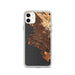 Custom Oakland California Map Phone Case in Ember