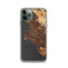 Custom Oakland California Map Phone Case in Ember