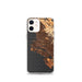 Custom Oakland California Map iPhone 12 mini Phone Case in Ember
