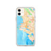 Custom Oakland California Map Phone Case in Watercolor