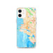 Custom Oakland California Map iPhone 12 Phone Case in Watercolor