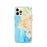 Custom Oakland California Map iPhone 12 Pro Phone Case in Watercolor