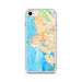 Custom Oakland California Map iPhone SE Phone Case in Watercolor