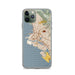 Custom Oakland California Map Phone Case in Woodblock