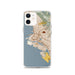 Custom Oakland California Map iPhone 12 Phone Case in Woodblock