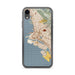 Custom Oakland California Map Phone Case in Woodblock
