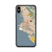 Custom Oakland California Map Phone Case in Woodblock