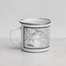 Left View Custom Oak Lawn Illinois Map Enamel Mug in Classic