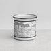 Front View Custom Oakley California Map Enamel Mug in Classic