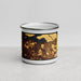 Front View Custom Oakley California Map Enamel Mug in Ember