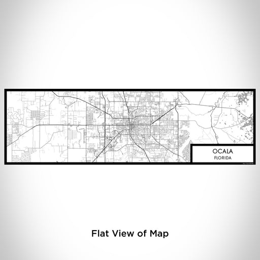 Flat View of Map Custom Ocala Florida Map Enamel Mug in Classic