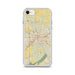 Custom Ocala Florida Map Phone Case in Woodblock