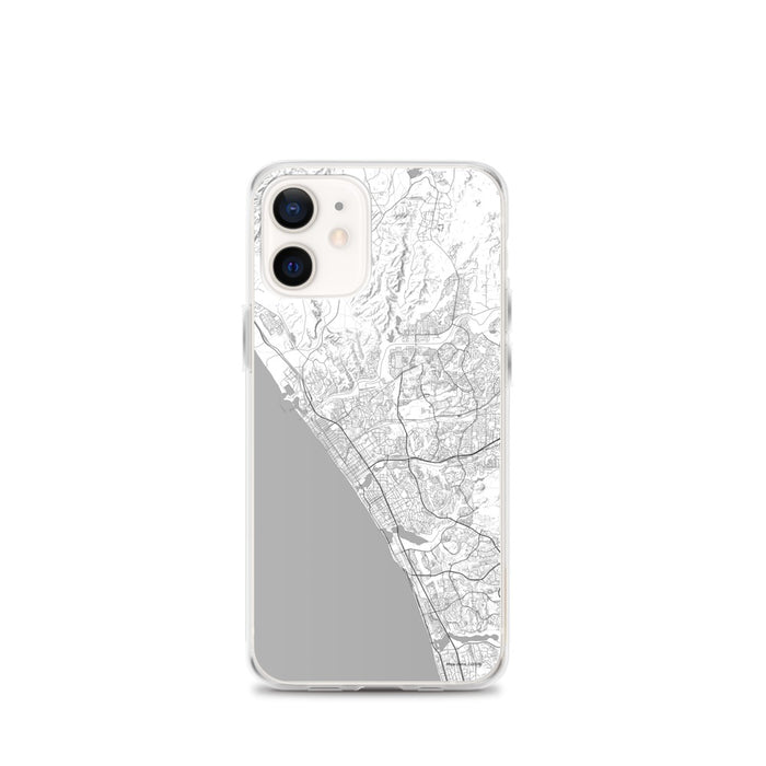 Custom Oceanside California Map iPhone 12 mini Phone Case in Classic