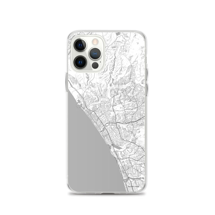 Custom Oceanside California Map iPhone 12 Pro Phone Case in Classic