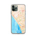 Custom Oceanside California Map Phone Case in Watercolor
