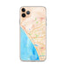 Custom Oceanside California Map Phone Case in Watercolor