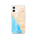 Custom Oceanside California Map iPhone 12 Phone Case in Watercolor