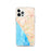 Custom Oceanside California Map iPhone 12 Pro Phone Case in Watercolor