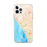 Custom Oceanside California Map iPhone 12 Pro Max Phone Case in Watercolor