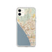 Custom Oceanside California Map Phone Case in Woodblock