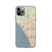 Custom Oceanside California Map Phone Case in Woodblock