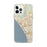 Custom Oceanside California Map iPhone 12 Pro Max Phone Case in Woodblock