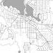 Oconomowoc Wisconsin Map Print in Classic Style Zoomed In Close Up Showing Details